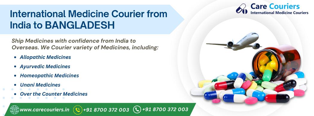 India to Bangladesh Medicine Courier Service