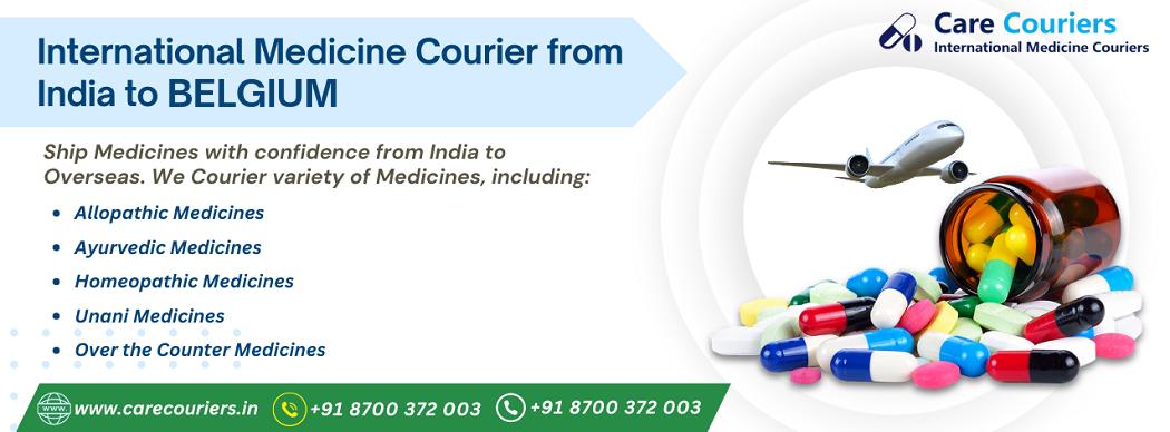 India to Belgium Medicine Courier Service