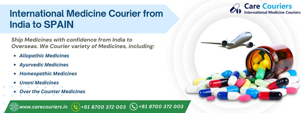 India to Spain Medicine Courier Service