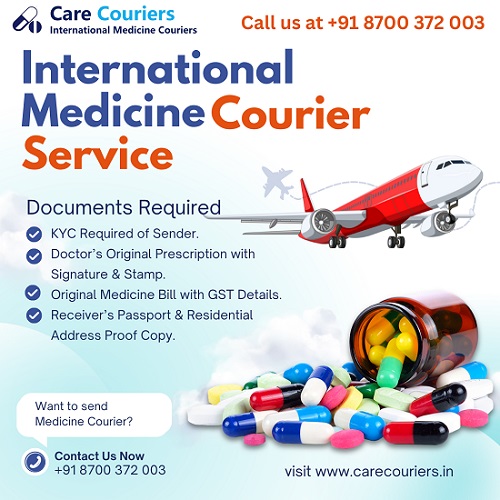 Required Documents list for Medicines Courier to Belgium